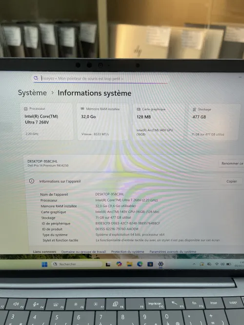 Dell Pro 14 Premium Ultra 7 268V 32gb 512ssd Intel Arc 16gb