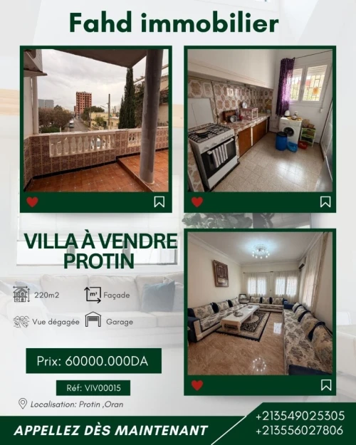 Vente Villa Oran Oran