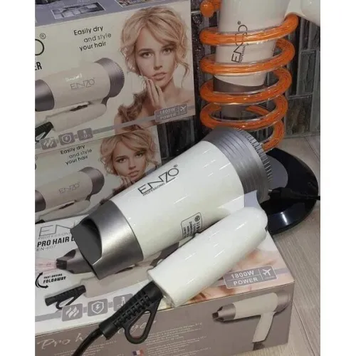 مجفف الشعر قابل لطي 1800 واط للسفر Enzo sèche cheveux pliable de voyage