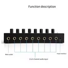 Microphone,Adaptateur,Convertisseur,Aquisition,enregistrement,Matrice,Switch,Splitte,Répartiteur
