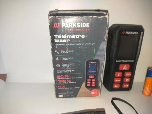 Télémètre Laser Parkside Performance avec Lumière Verte