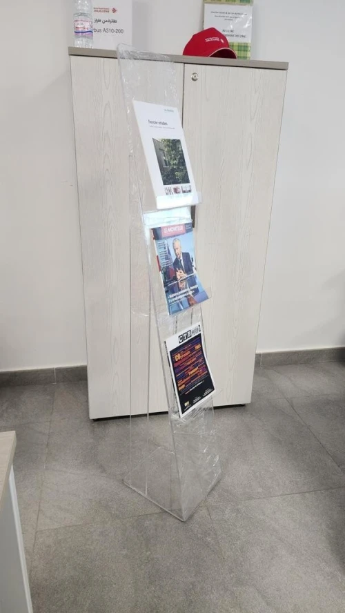 Porte-documents / Présentoir en plexiglas