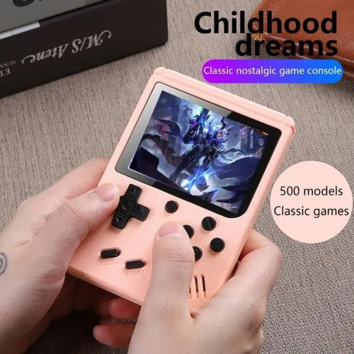 Mini console de jeu portable avec 800 jeux classiques rétro