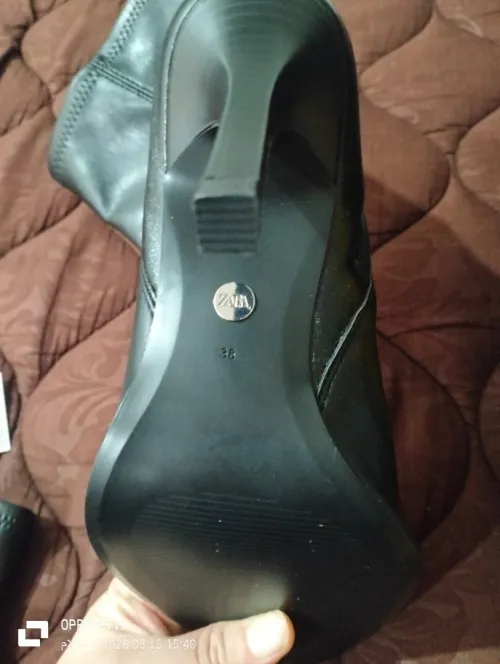 Botte zara a vendre noir