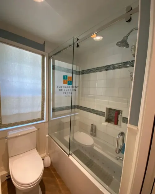 Cabine de douche sur mesure (travail de luxe) 
