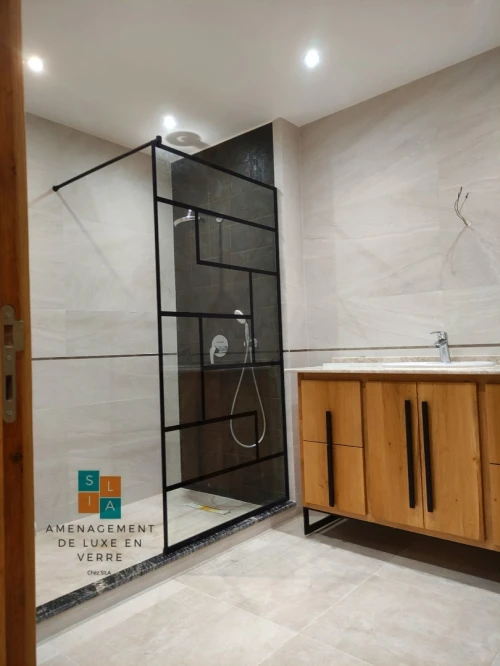 Cabine de douche sur mesure (travail de luxe) 