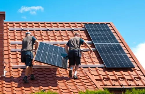 Installation panneau solaire