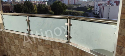 rampe d' escalier en inox