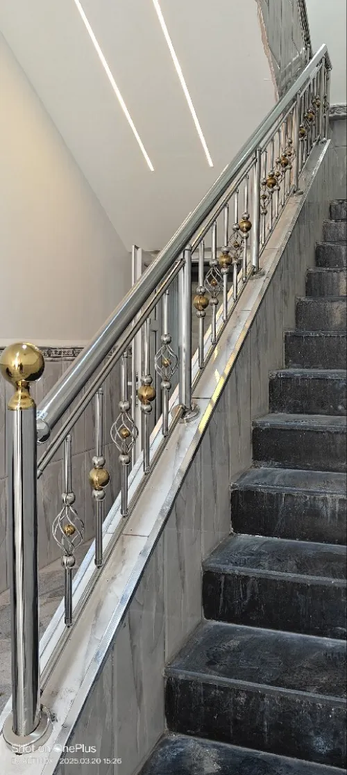 rampe d' escalier en inox
