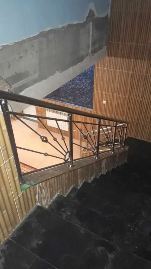 Rampe d'escalier en inox
