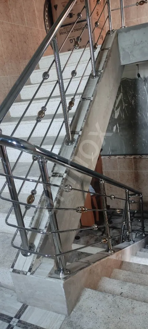 rampe d' escalier en inox 