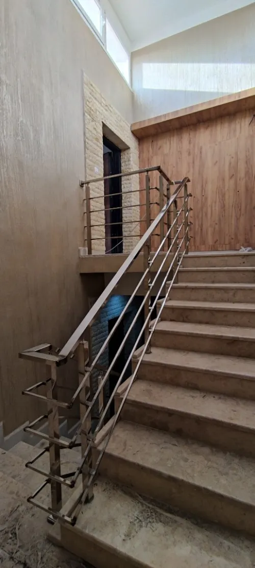 rampe d' escalier en inox 