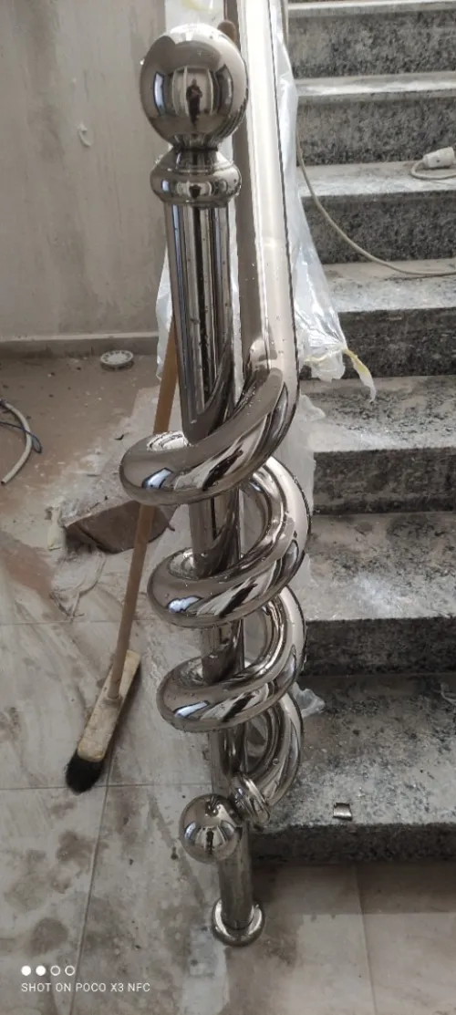 rampe d' escalier en inox