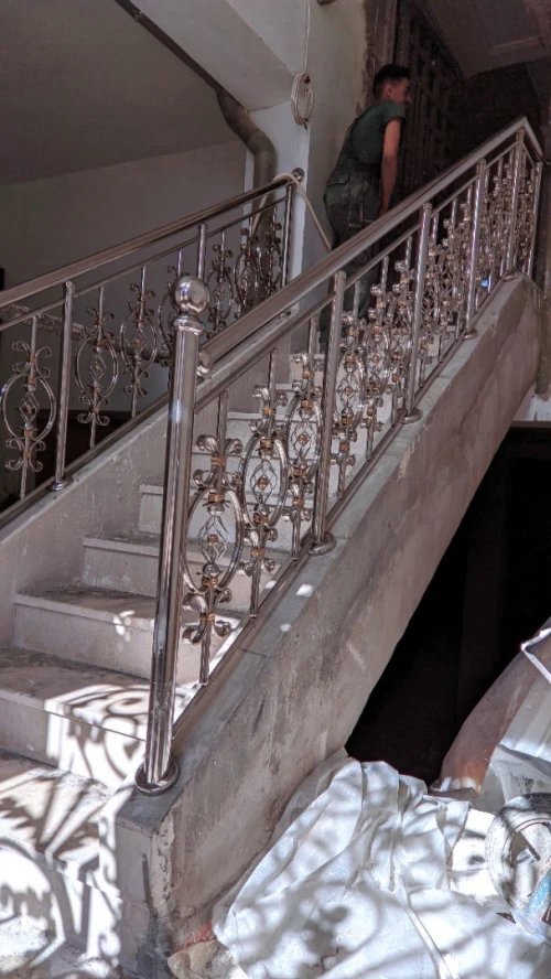 Rampe d' escalier en inox