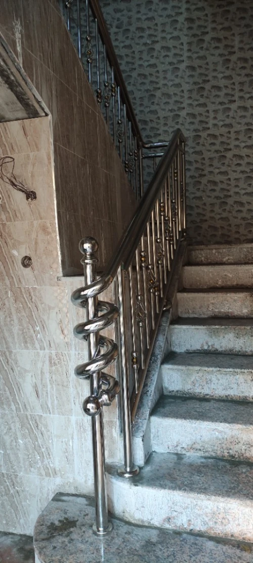 rampe d' escalier en inox