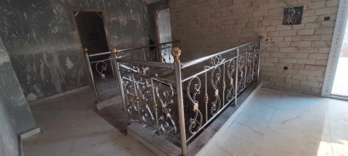 Rampe d'escalier en inox