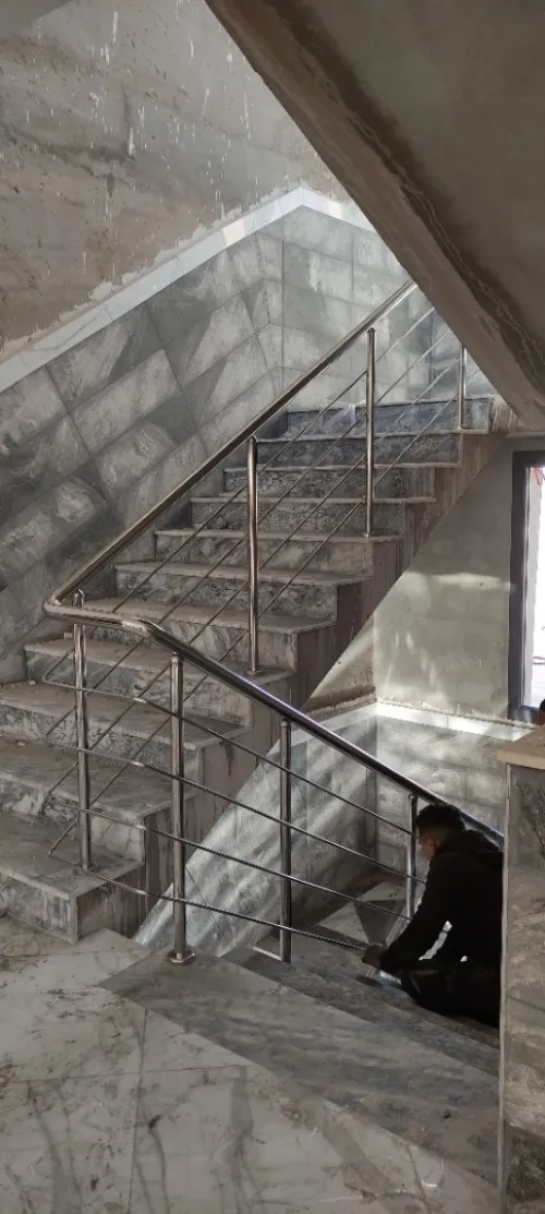  Rampe d'escalier en inox