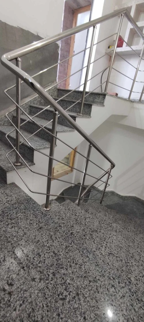 rampe d'escalier en inox