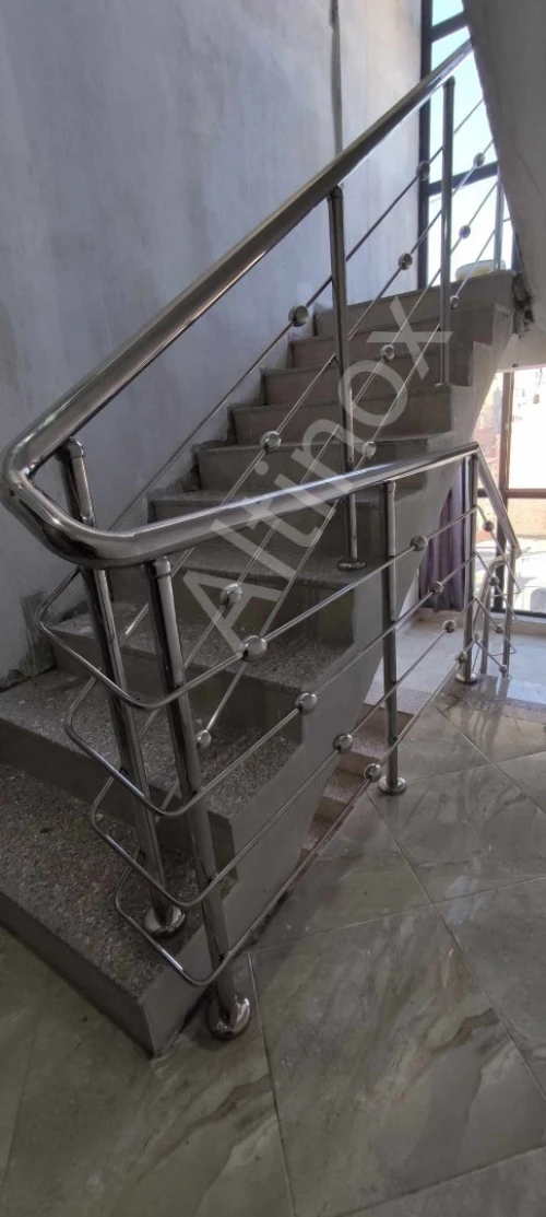 rampe d' escalier en inox