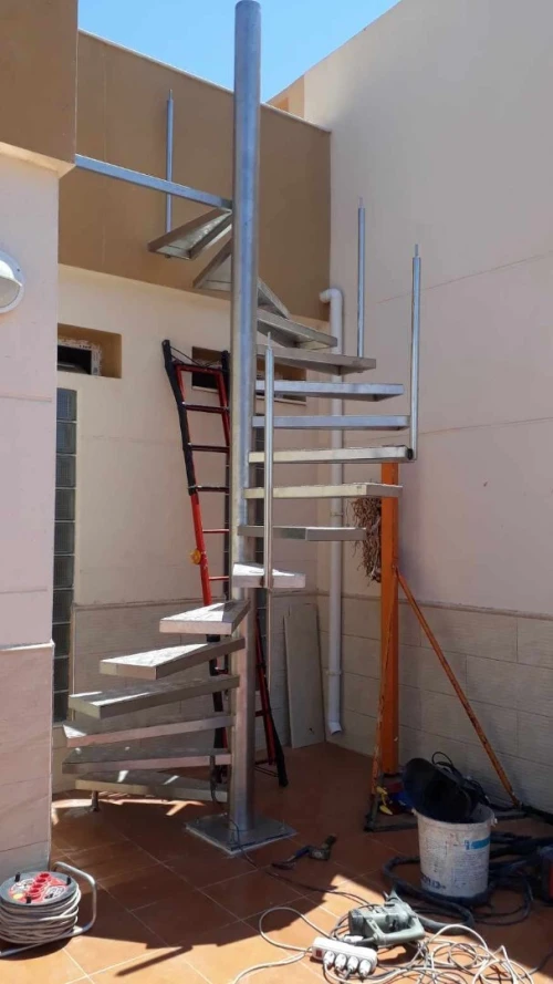 rampe d' escalier en inox