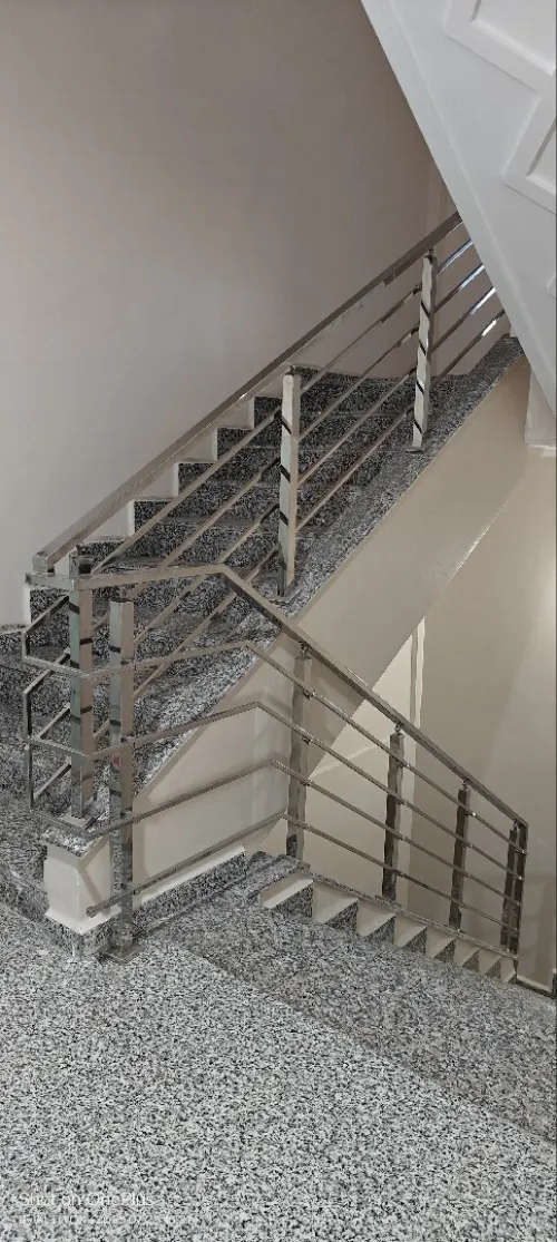 Rampe d'escalier en inox