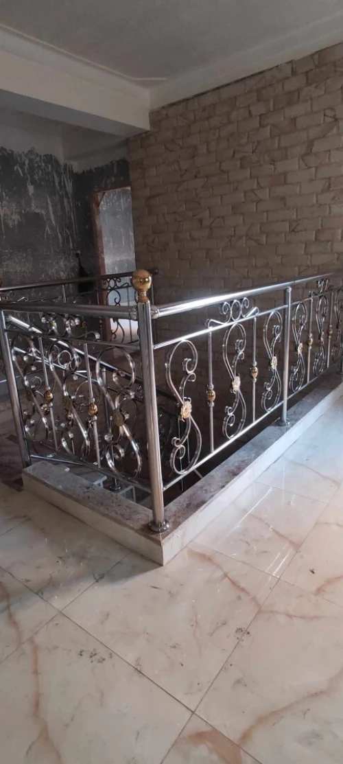 rampe d'escalier en inox