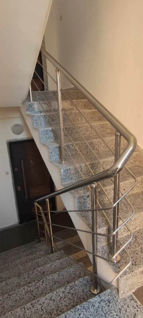rampe d'escalier en inox