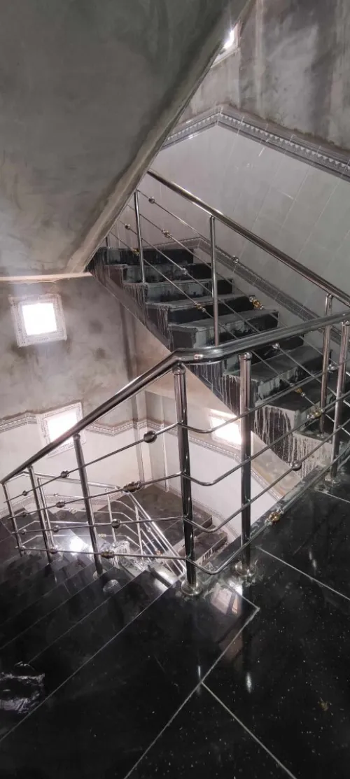 Rampe d'escalier en inox 