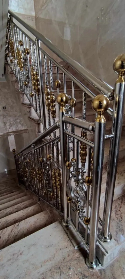 rampe d'escalier en inox