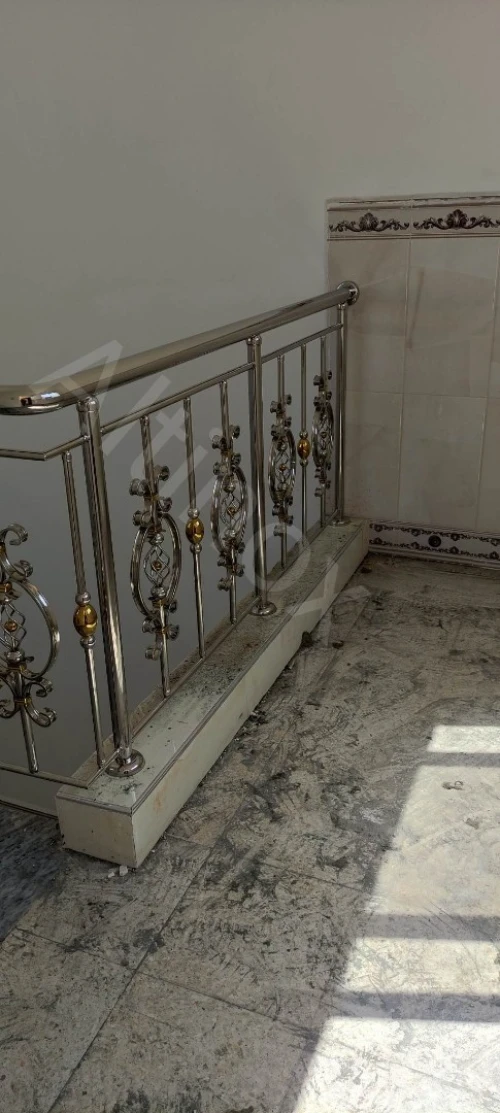 Rampe d'escalier en inox 