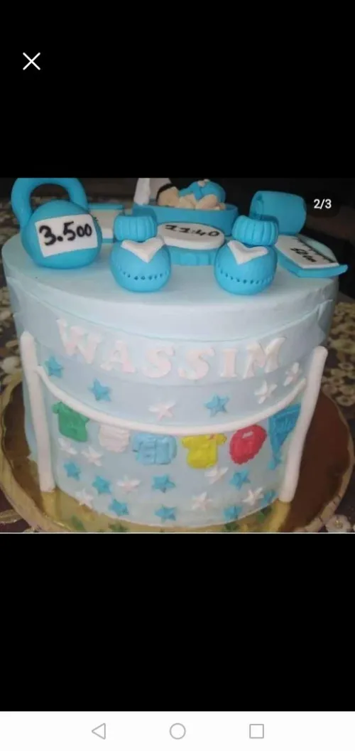 Gâteau traditionnel et cake design 