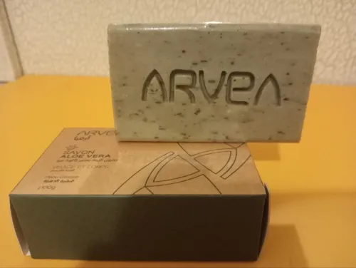 Savon ARVEA à l'aloé Véra.