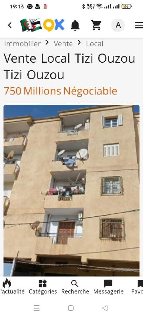 Location Local Tizi Ouzou Tizi ouzou