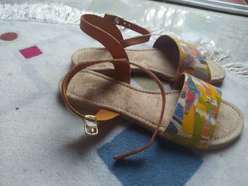 Sandales femmes d'Espagne véritable cuir 