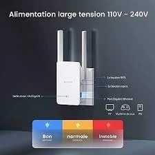 Tenda Répéteur Amplificateur A23 - AX1500 Wi-FI 6 Extender,