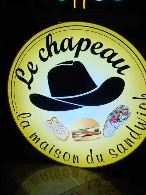 enseigne lumineuse et  backlight
