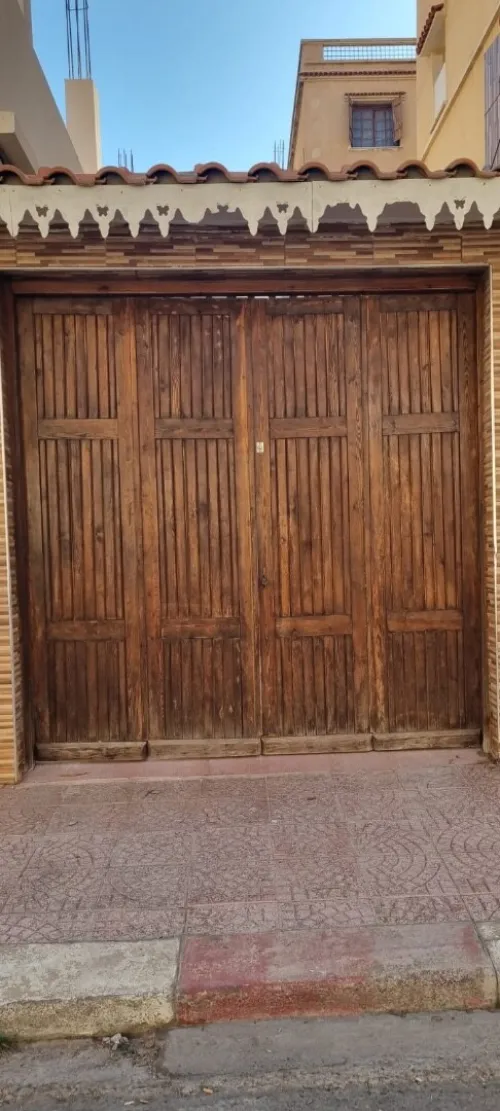 portail et porte en bois