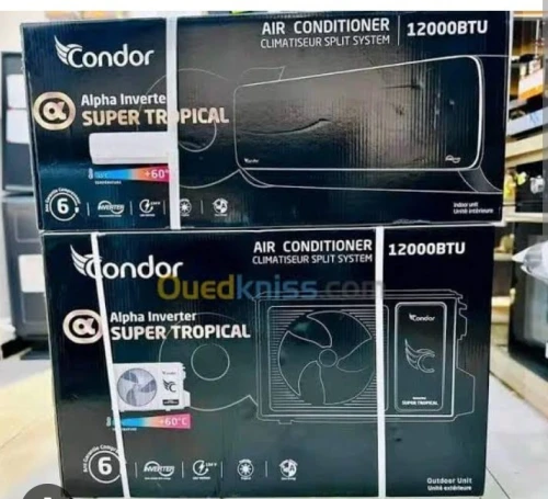 Climatiseur condor 12000 btu 63000 دج