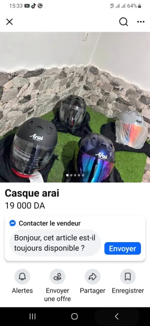 Casque Arai taille M ORIGINAL Ramené en France