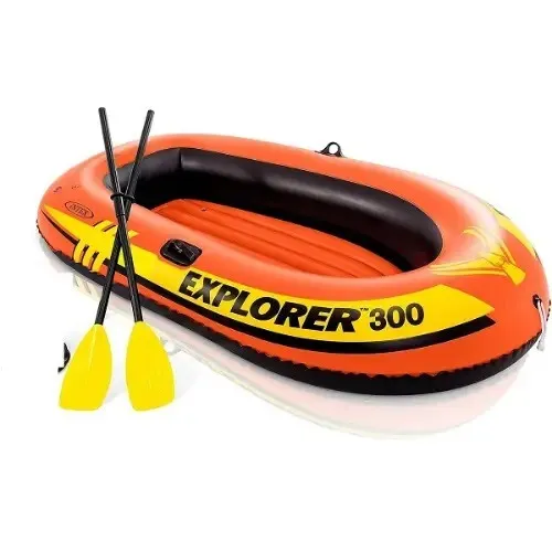 Bateau EXPLORER 300 + Pompe Et Rame 211x117x41cm | INTEX