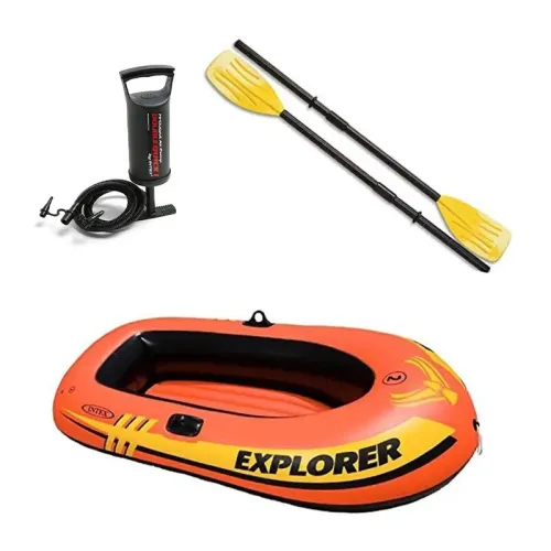 Bateau EXPLORER 300 + Pompe Et Rame 211x117x41cm | INTEX