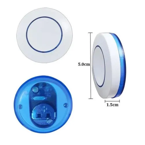 Interrupteur d'éclairage sans fil RF 433MHz, 220V 110V 10A, contrôle de relais, Mini bouton rond, panneau mural, télécommande
