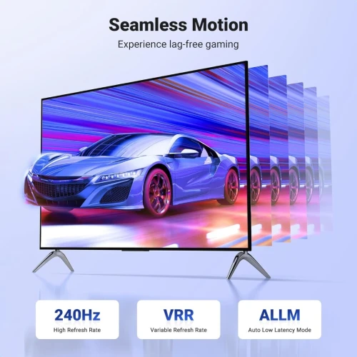 1 à 5 metres Câble HDMI 2.1 certifié UGREEN 8K à 60 Hz, ultra-rapide, 10K à 60 Hz, 4K à 240 Hz, cordon tressé