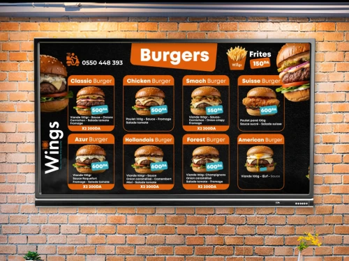 Menu Animé Dynamique et Vidéo Publicitaire pour Restaurants & Cafétéria | تصميم منيو رقمي متحرك وفيديوهات إعلانية للمطاعم والمقاهي
