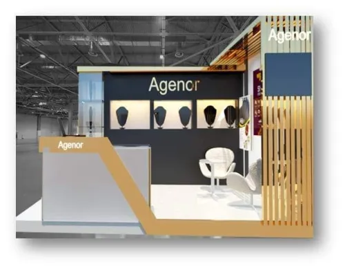 Stand sur mesure;showroom;espacex bureaux