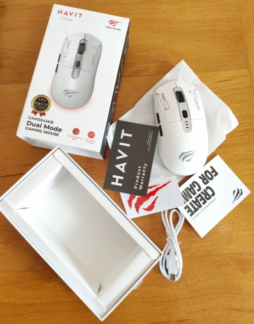 Souris Gaming Havit White + lecteur dvd