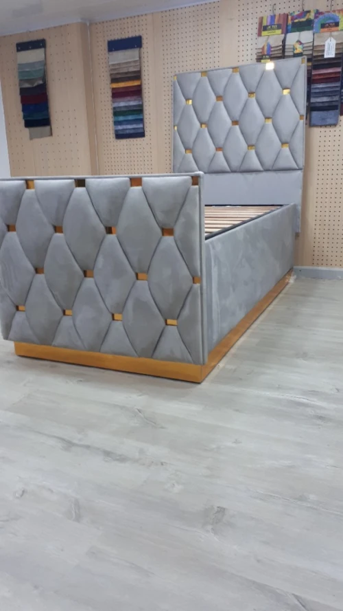 (Gros & détail) Lit Capitonné coffré et sans coffre , Matelas orthopédique , Livraison rapide  