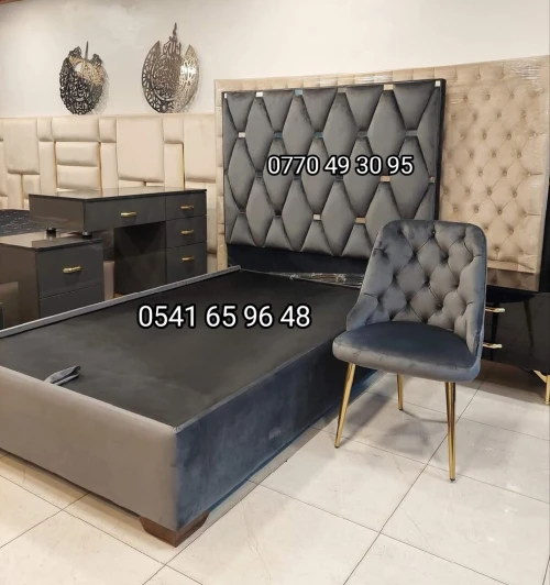 Lit capitonnée coffre et sans coffre , matelas orthopédique...