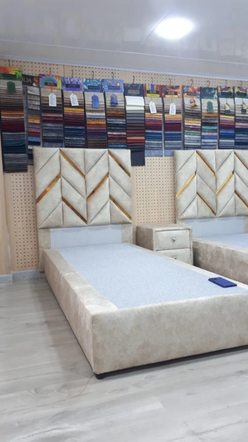 (Gros & détail) Lit Capitonné coffré et sans coffre , Matelas orthopédique , Livraison rapide  