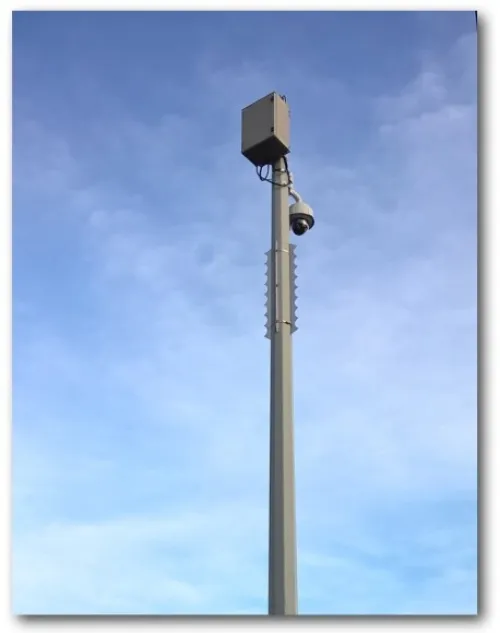 Infrastructures Télésurveillance Vidéosurveillance (Câblage, Poteaux & Armoires)